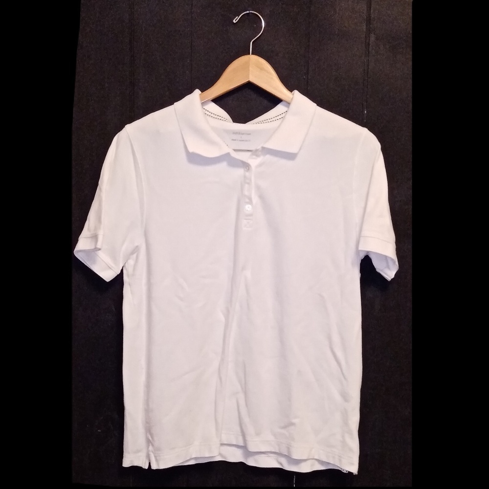 White polo shirt